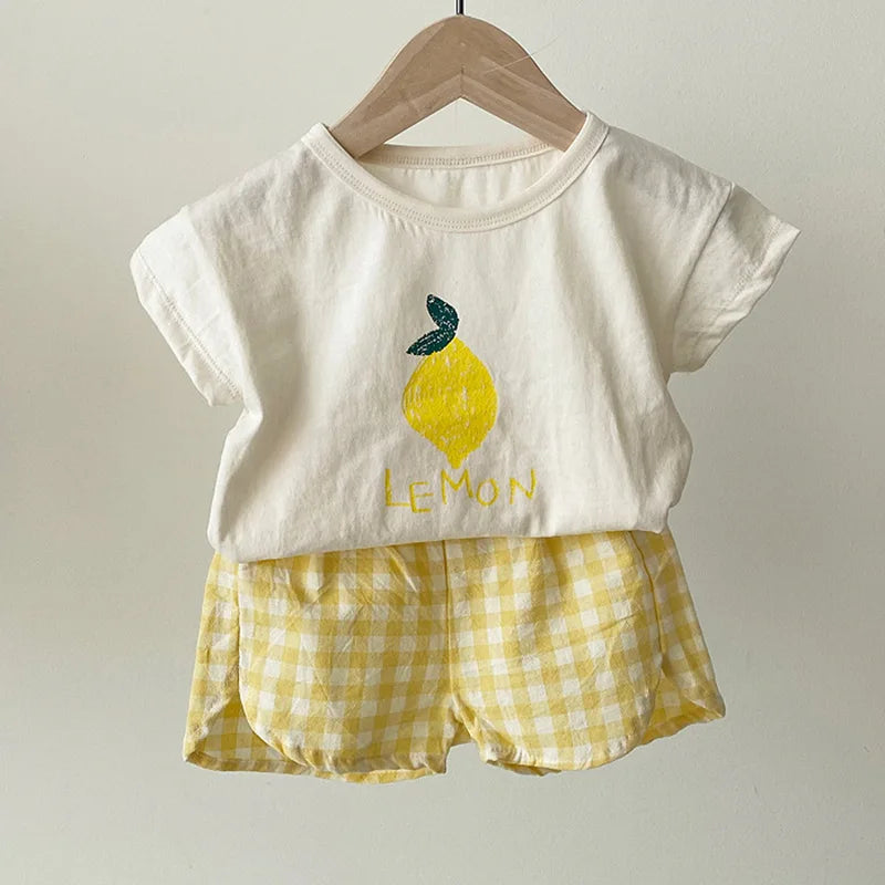 Baby sleeveless cotton summer pyjama set