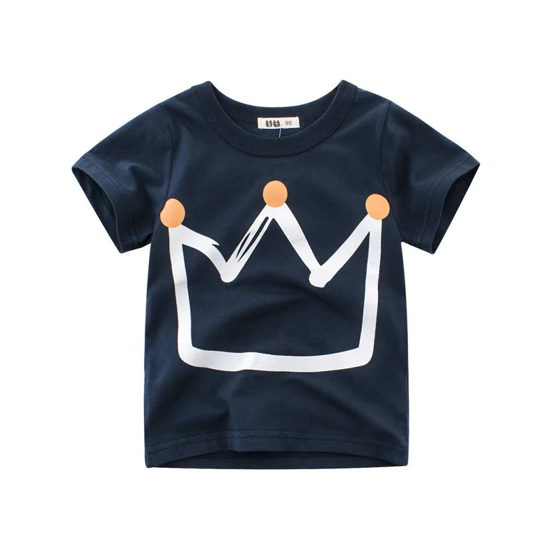Kids' Korean-Style Striped T-Shirt – Short-Sleeve Cotton Tee | 2–9Y - photo 12
