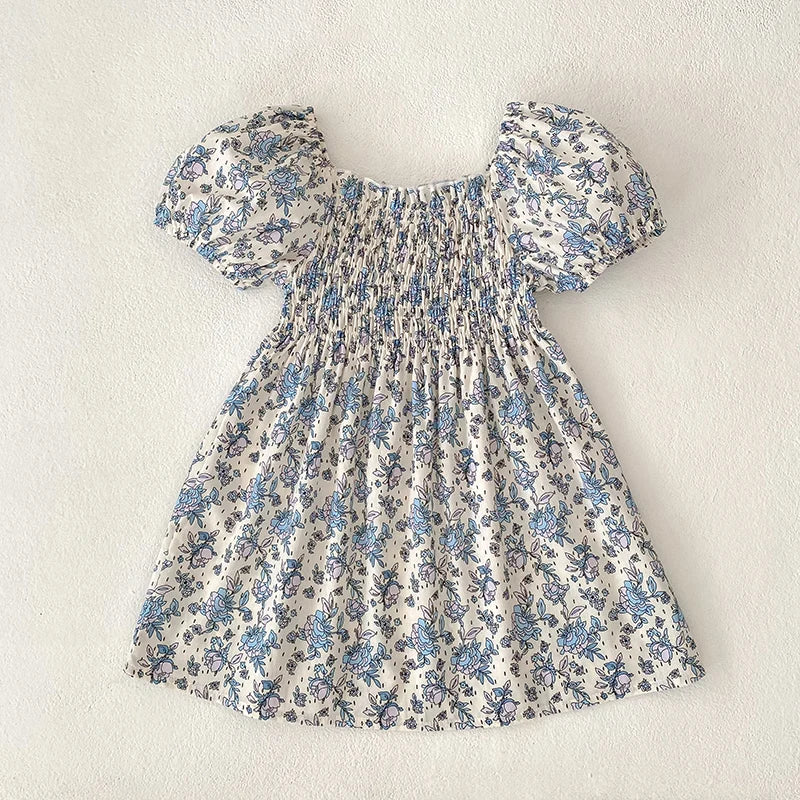 Girls Vintage Beach Dress — Cotton Floral Sister Set | 3M-6Y - photo 8