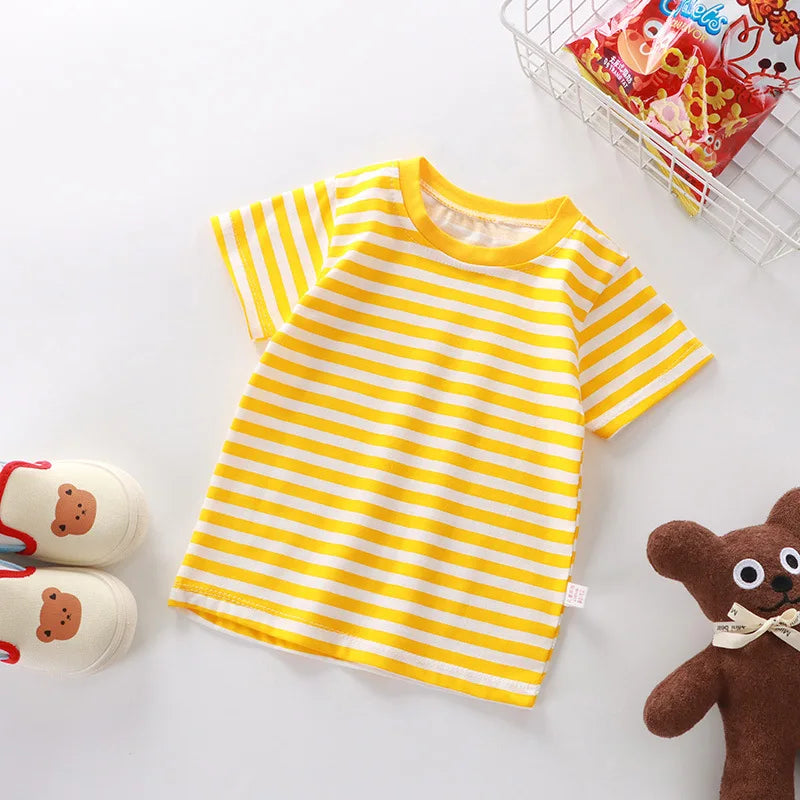 100% Cotton Striped Baby T-Shirt - Kindle Kids ABC - view 16
