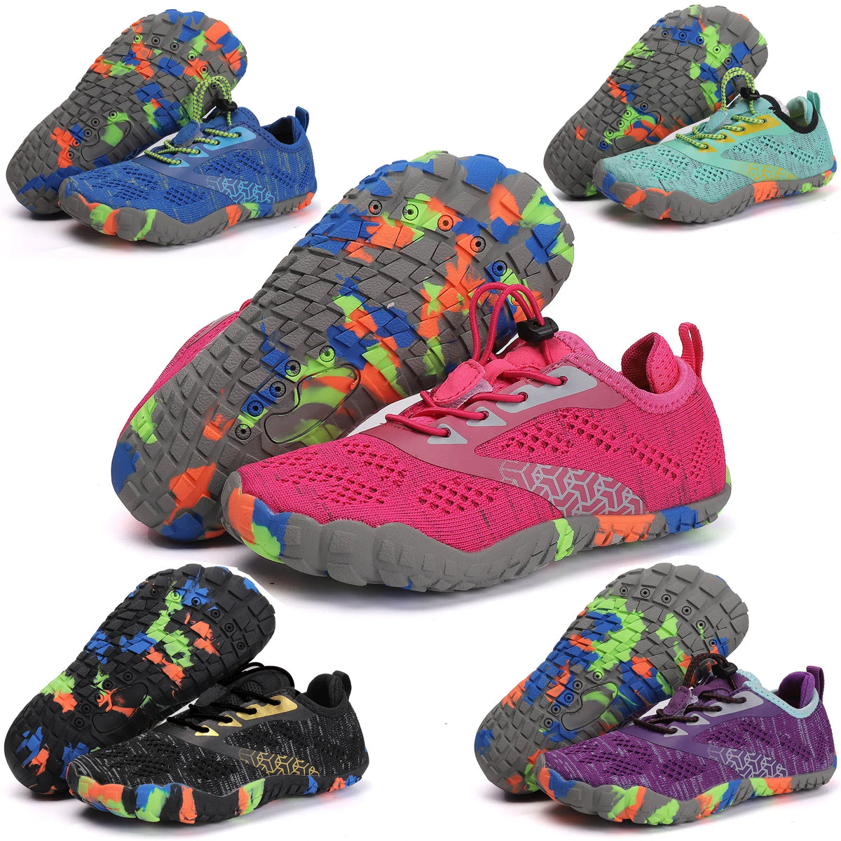 Kids Aqua Water Shoes - Quick-Dry Beach Swim Drainage Boys & Girls - photo 1