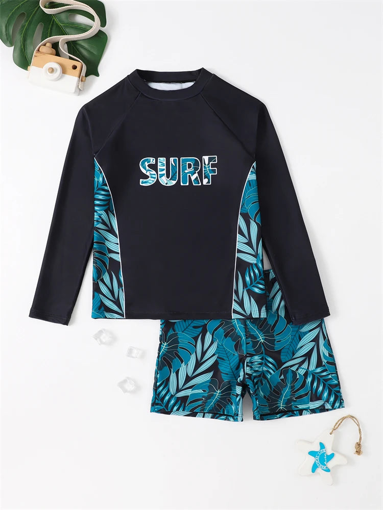 Boys 2-Piece Rash Guard Swim Set — photo 8