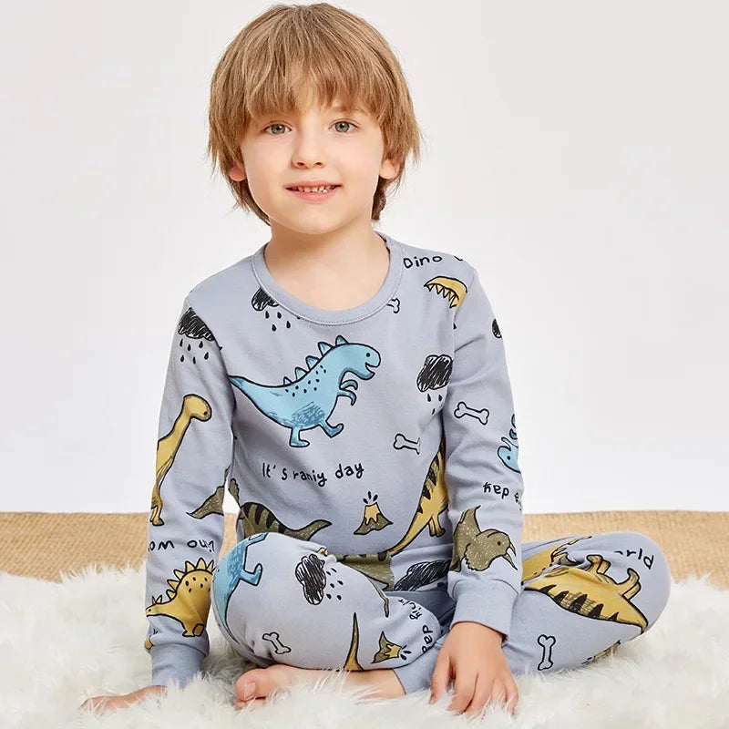 Kids Cotton Long-Sleeve Pajama Set 2-14Y - photo 7