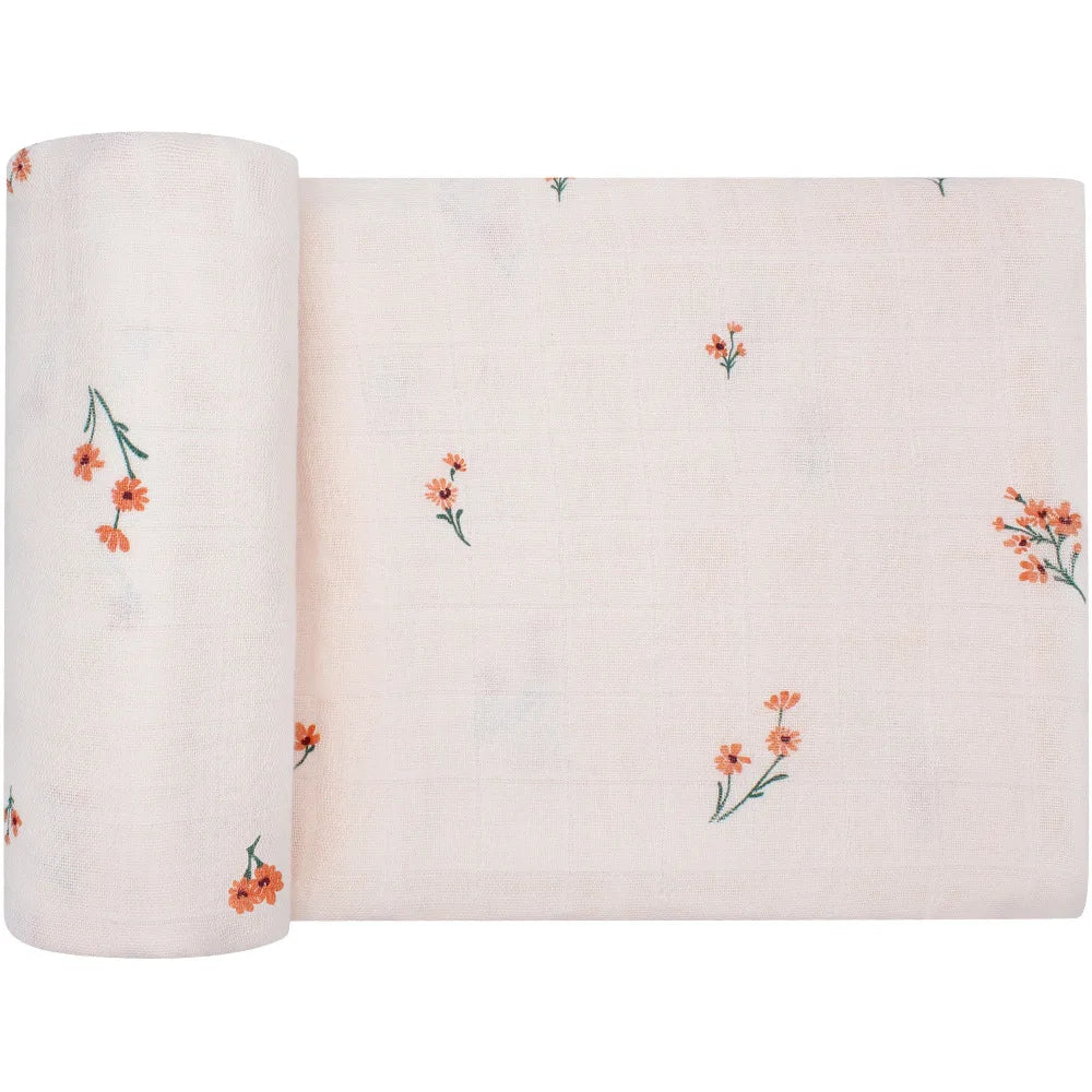 Bamboo Cotton Muslin Baby Swaddle Blanket - Kindle Kids ABC - view 7