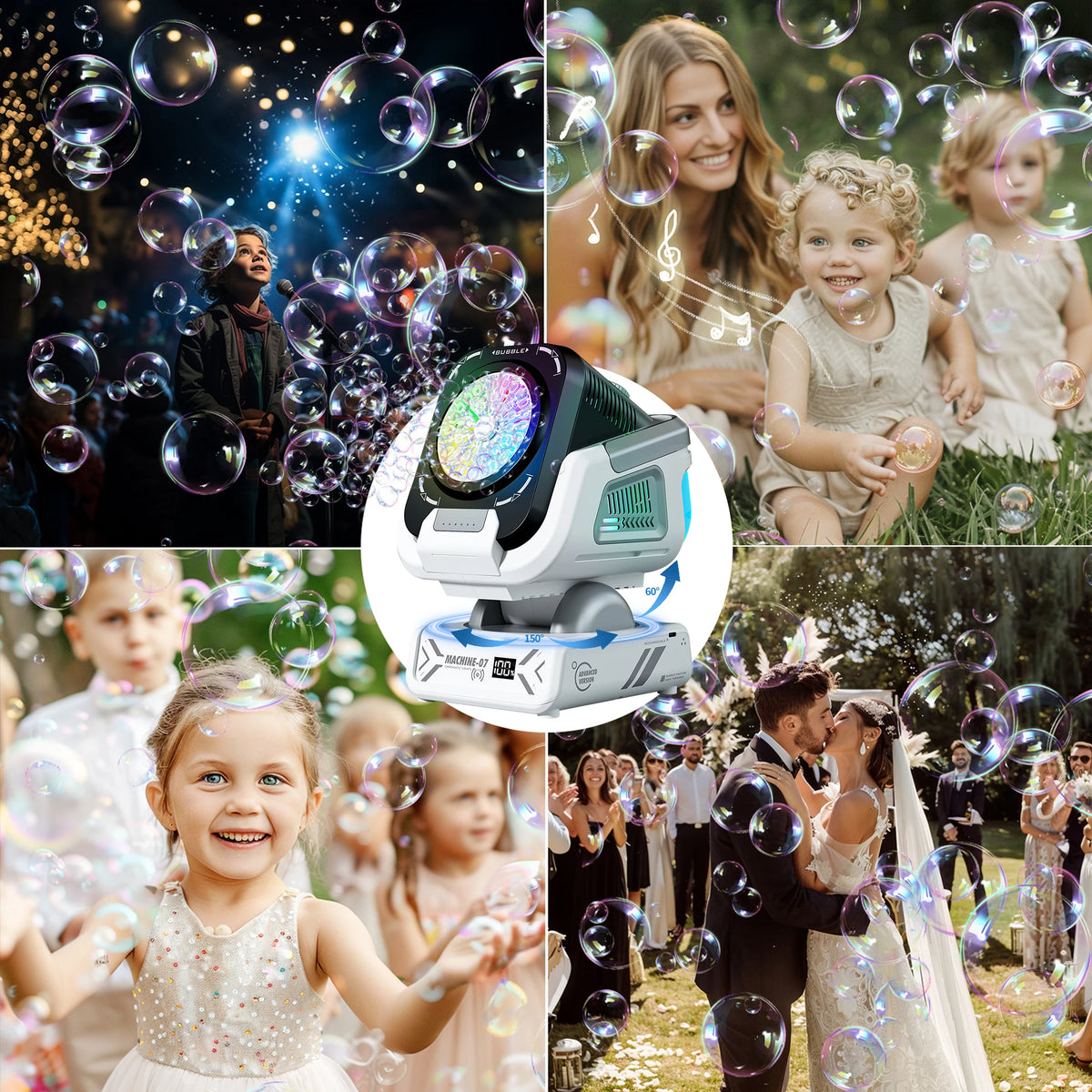 automatic remote control bubble machine for kids - photo 6