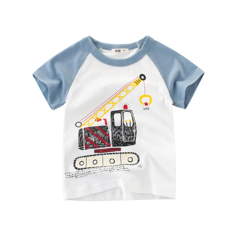 Boys Short Sleeve Cotton Tee 2-9Y - photo 14