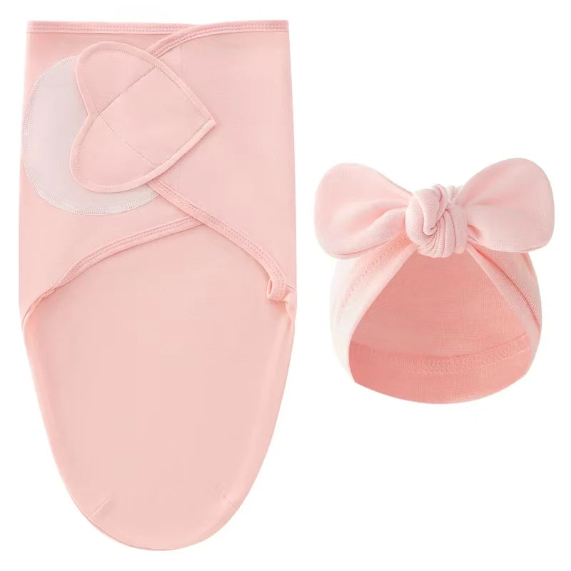 Cotton Baby Swaddle Wrap & Hat Set - Kindle Kids ABC - view 4