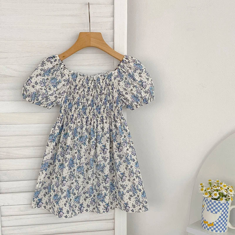 Girls Vintage Beach Dress — Cotton Floral Sister Set | 3M-6Y - photo 6