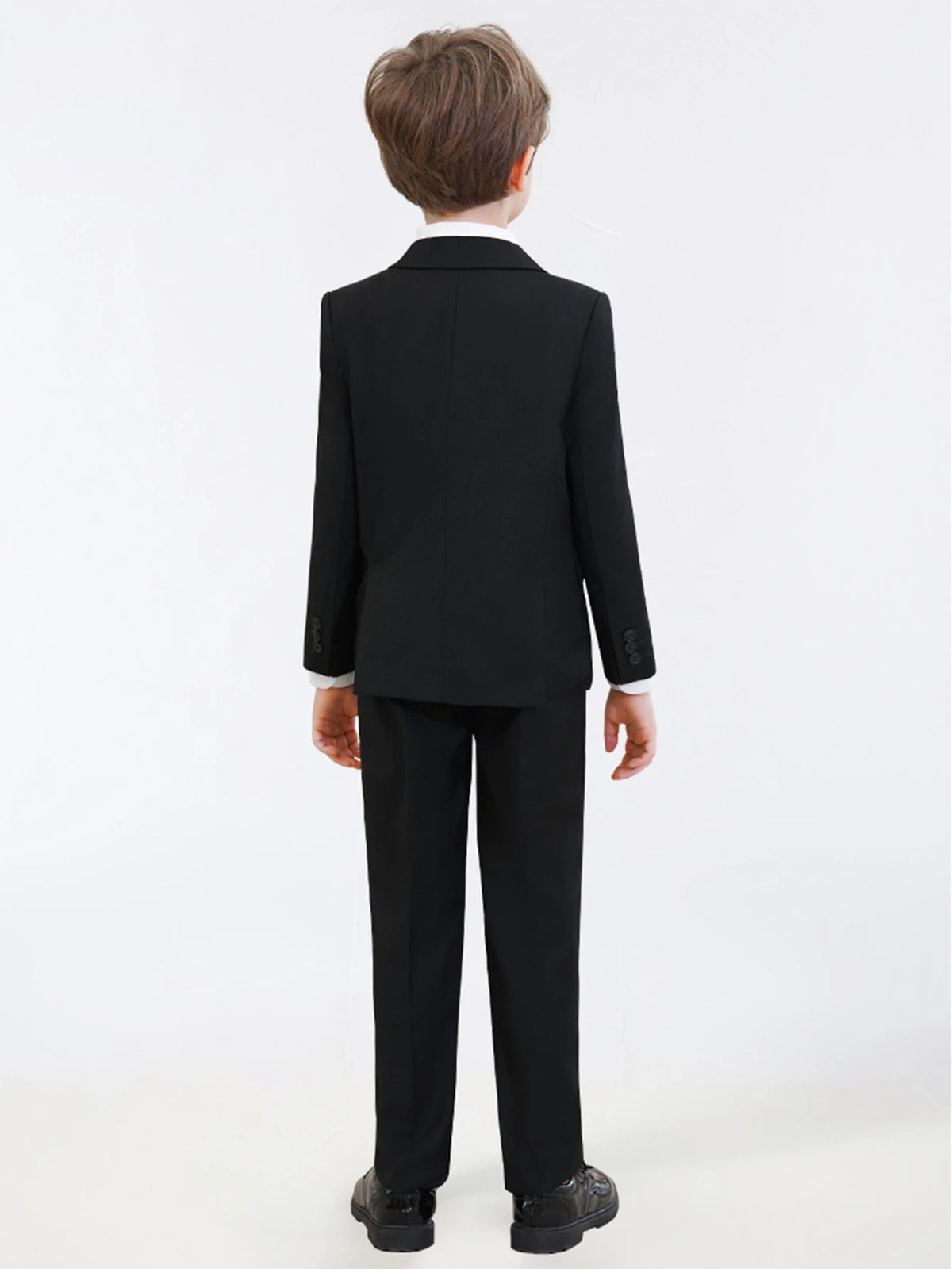 Boys 5-Piece Formal Suit Set — Slim Fit Dresswear Ceremony Wedding - photo 3
