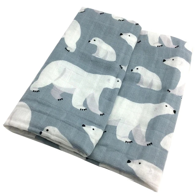 Cotton Muslin Baby Towel & Swaddle Scarf - Kindle Kids ABC - view 8
