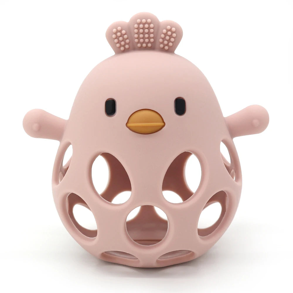 baby silicone chick teether sensory chew toy - photo 13