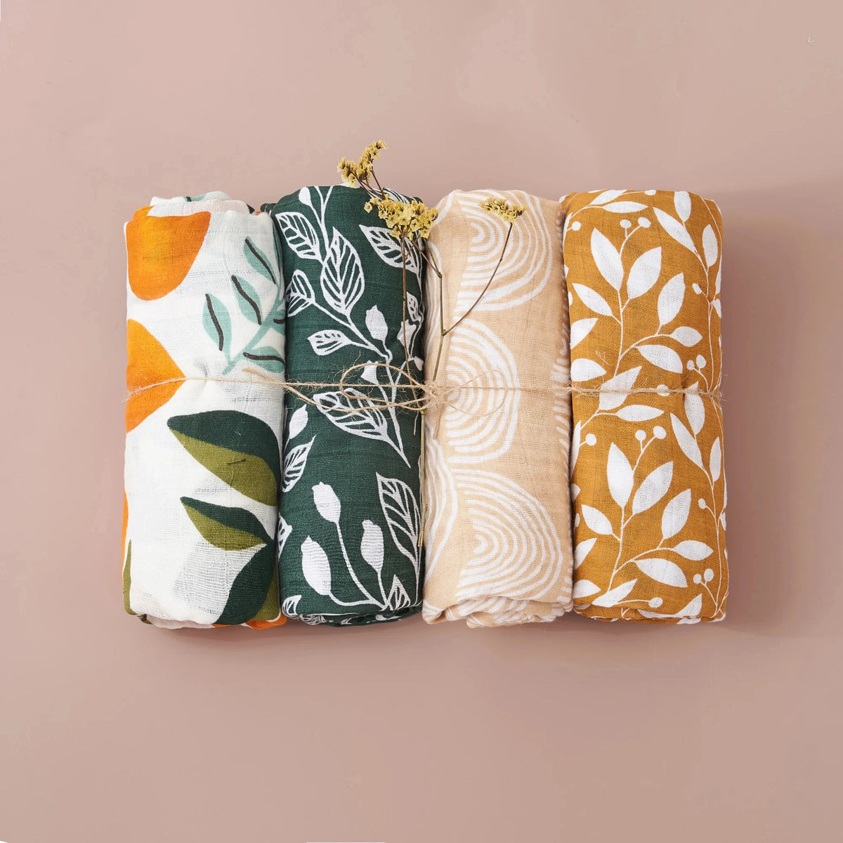Cotton Muslin Baby Swaddle & Bath Towel Set - Kindle Kids ABC - view 4