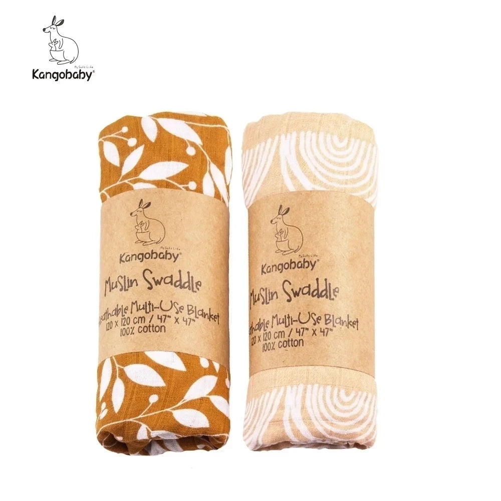 Cotton Muslin Baby Swaddle Blanket - Kindle Kids ABC - view 2