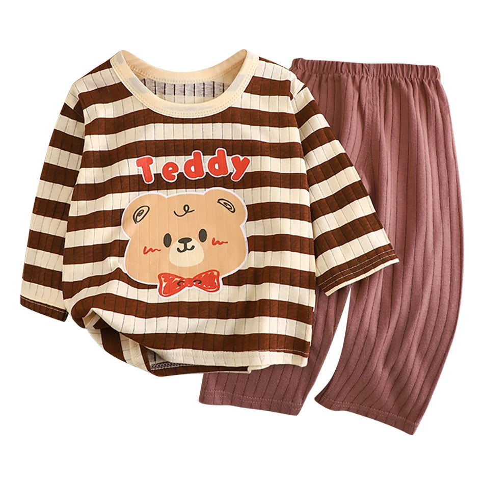 Kids' Cotton Long-Sleeve Pyjama Set - Kindle Kids ABC - view 19