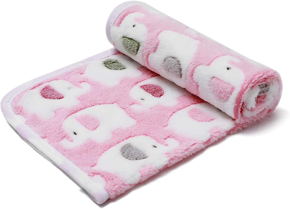 Cute Elephant Cotton Baby Blanket - Kindle Kids ABC - view 3