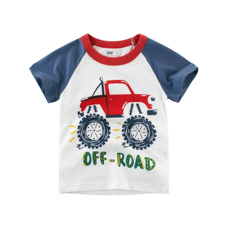 Kids' Korean-Style Striped T-Shirt – Short-Sleeve Cotton Tee | 2–9Y - photo 9