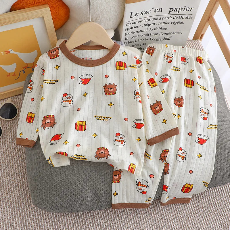 Baby and Kids Bear Print Cotton Set 3M-8Y - photo 4