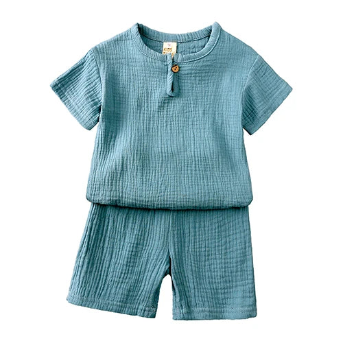 Linen Cotton 2-Piece Set - Kindle Kids ABC - view 7