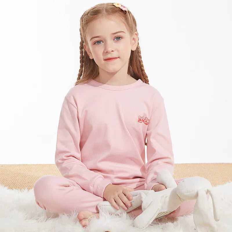 Kids Cotton Long-Sleeve Pajama Set 2-14Y - photo 3
