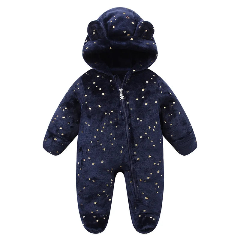 Fleece Hooded Baby Snowsuit - Kindle Kids ABC - view 6