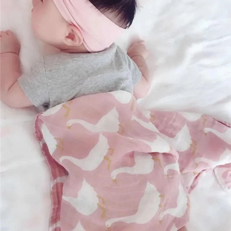 Cotton Muslin Baby Towel & Swaddle Scarf - Kindle Kids ABC - view 3