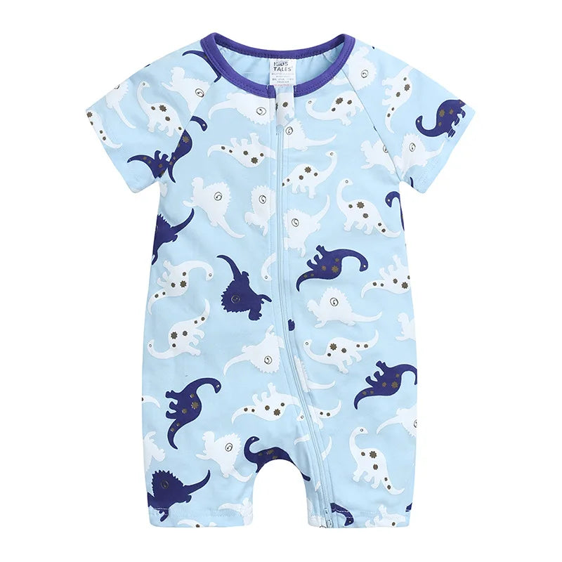 Baby Bamboo Cotton Short-Sleeve Romper - Kindle Kids ABC - view 15