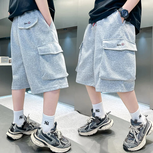 Boys Cotton Capri Shorts 7-16Y - photo 1