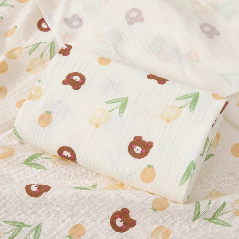 Double-Layer Cotton Muslin Baby Blanket - Kindle Kids ABC - view 5