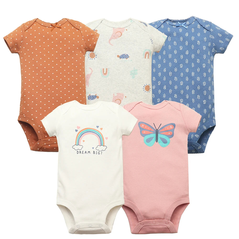 Baby 5-Pack Cotton Bodysuits - Kindle Kids ABC - view 19
