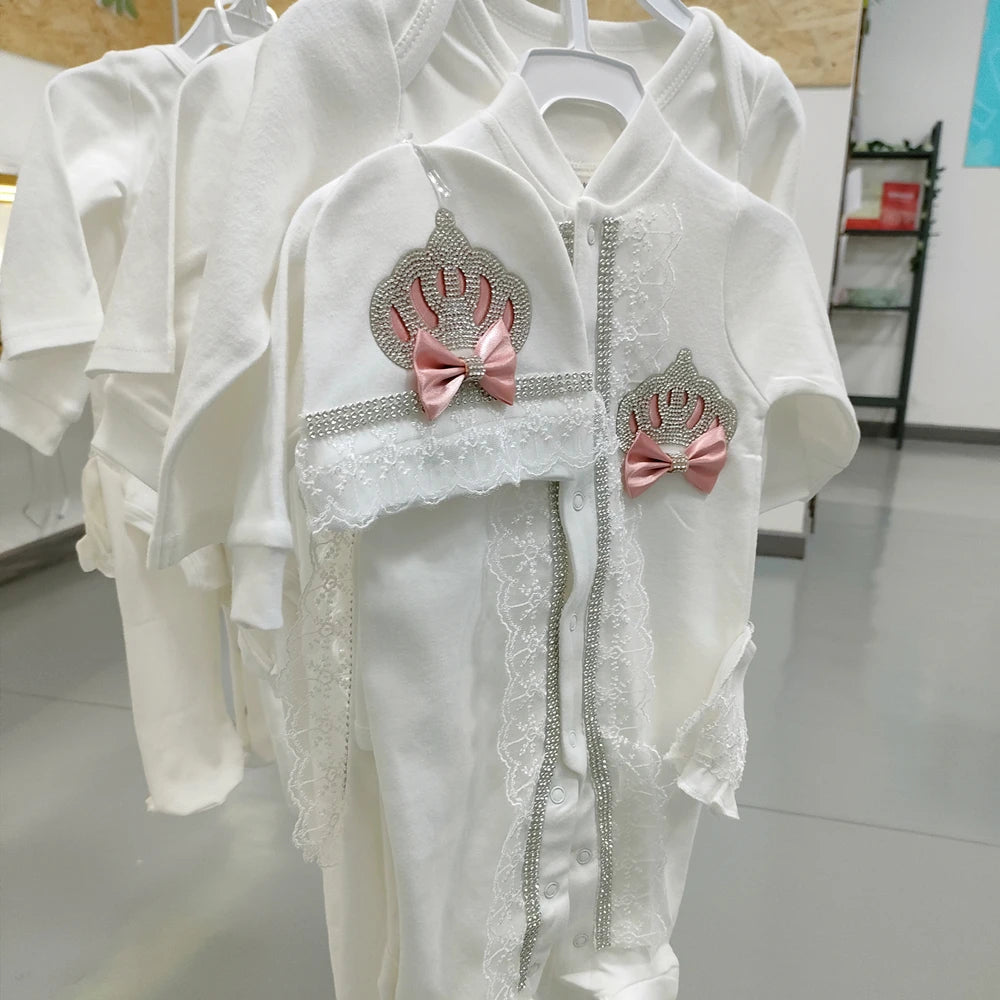Organic cotton baby bodysuit 8-pack, newborn layette set - Kindle Kids ABC - view 4