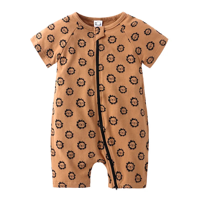 Baby Bamboo Cotton Short-Sleeve Romper - Kindle Kids ABC - view 11