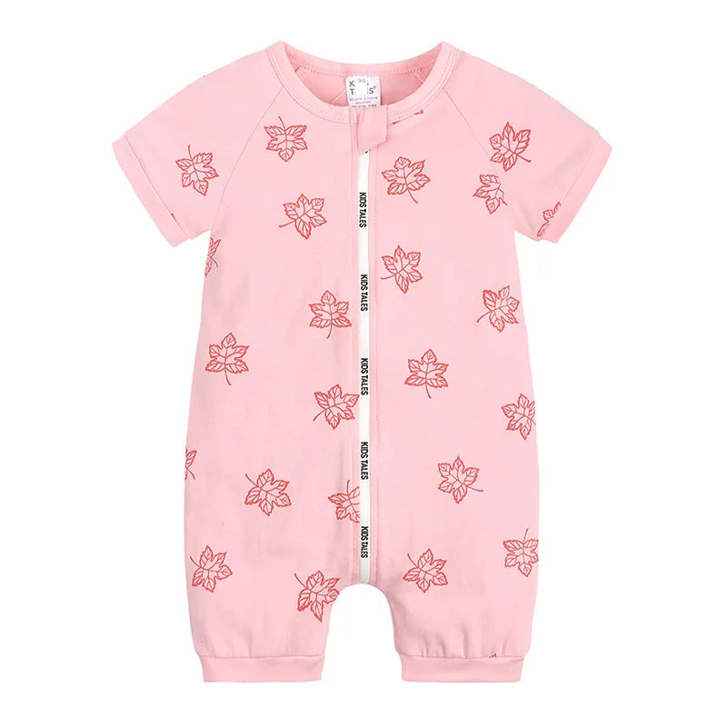 Baby Bamboo Cotton Short-Sleeve Romper - Kindle Kids ABC - view 9