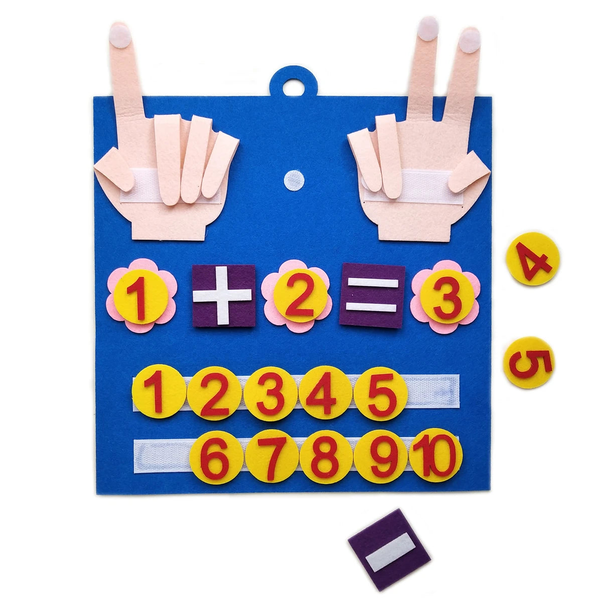 Montessori Felt Number Math Board - Counting & Early Learning Toy - photo 4