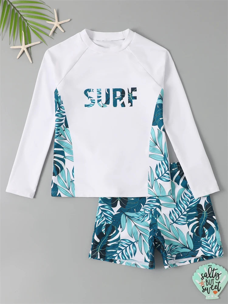 Boys 2-Piece Rash Guard Swim Set — photo 1