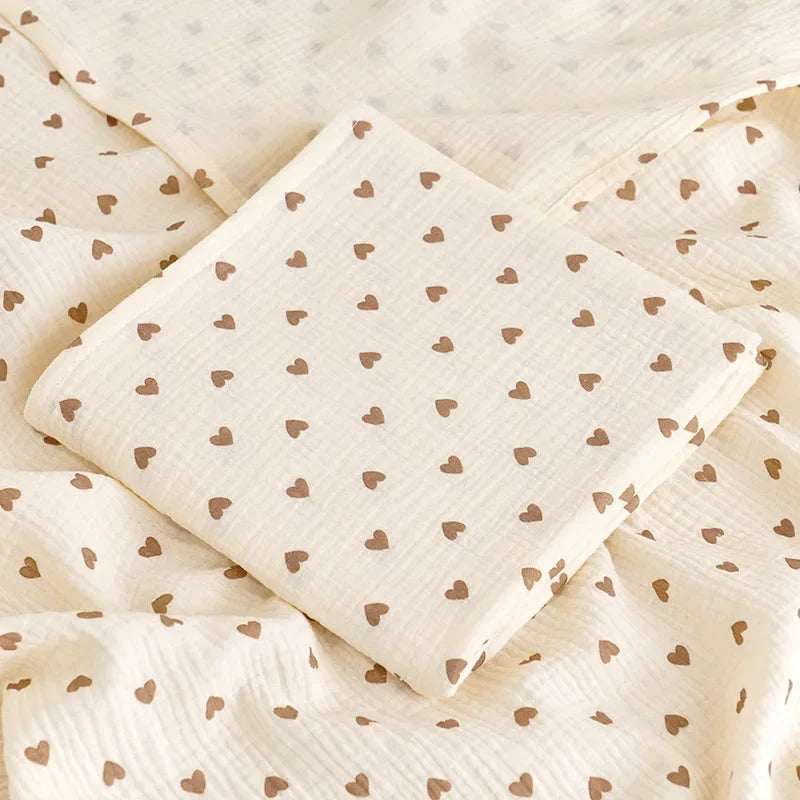 2-Layer Cotton Muslin Baby Swaddle Blanket - Kindle Kids ABC - view 6