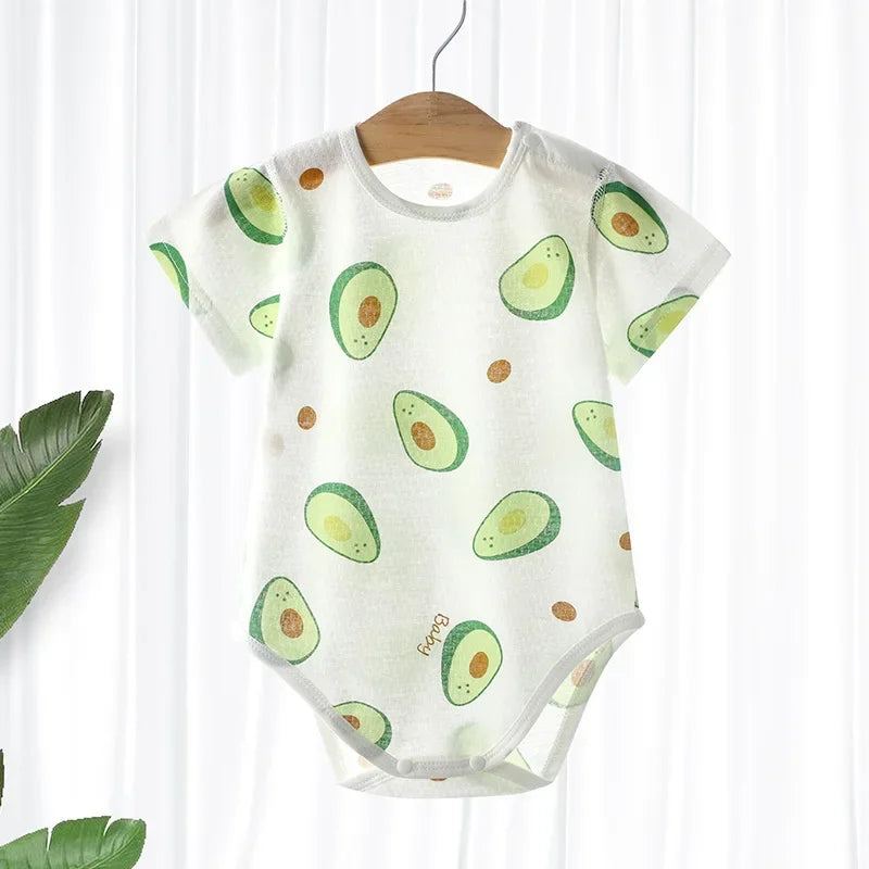 Baby Cotton Romper Bodysuit 0-12M Smooth Seamless Soft Newborn Jumpsuit - photo 5