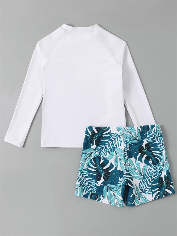 Boys 2-Piece Rash Guard Swim Set — photo 2