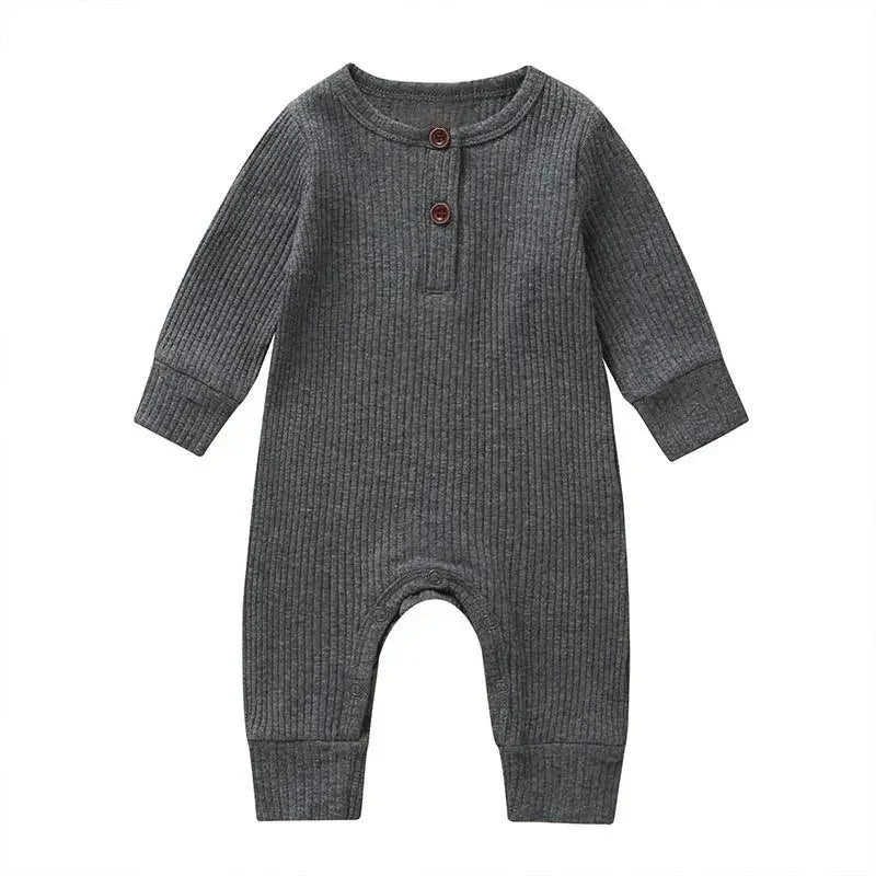 Ribbed Cotton Baby Romper - Kindle Kids ABC - view 5