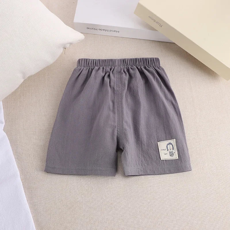Kids Cotton-Linen Korean Style Shorts Summer - photo 5