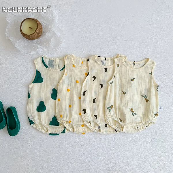 Muslin Cotton Baby Romper - Kindle Kids ABC
