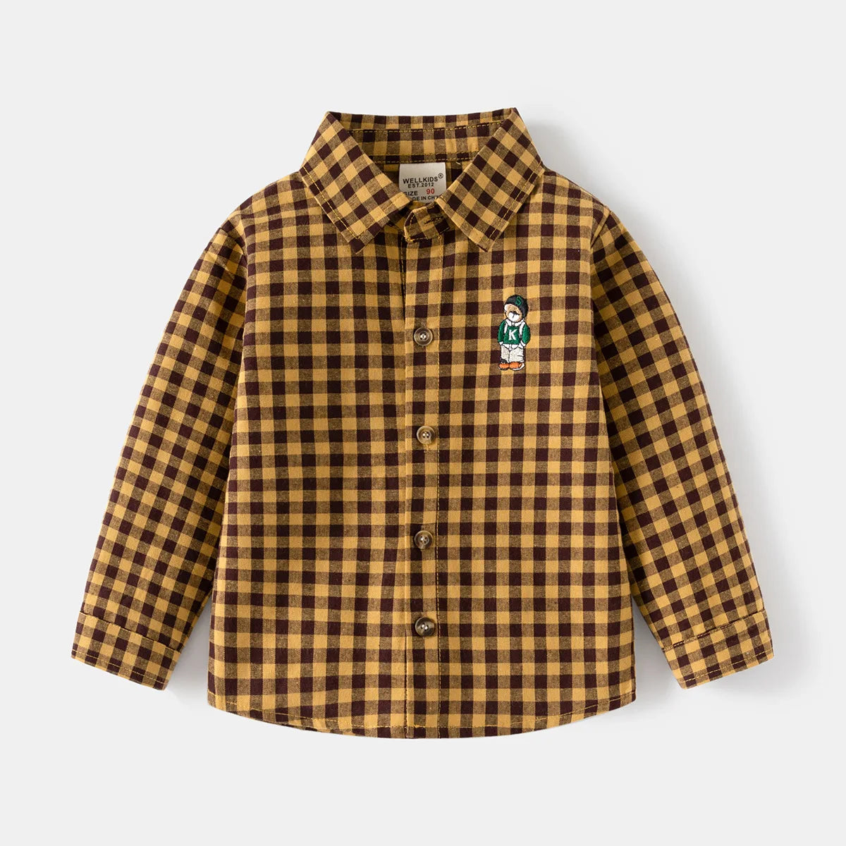 Boys Plaid Cotton Shirt 2-7Y - photo 7