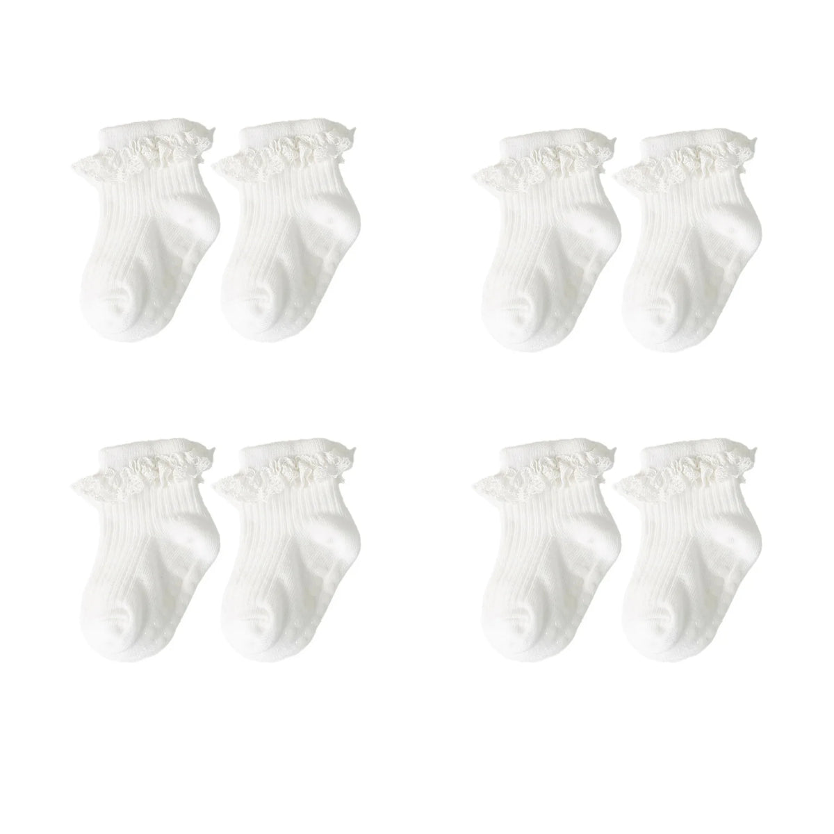 Cotton Lace Toddler Girl Socks - Kindle Kids ABC - view 7