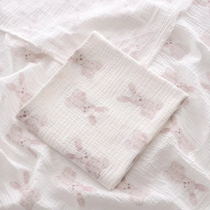 Cotton Muslin Baby Swaddle & Bath Towel - Kindle Kids ABC - view 14