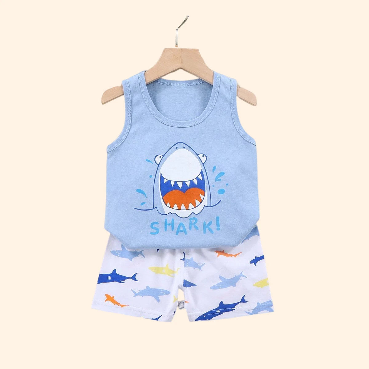 Cotton Baby Vest & Shorts Set - Kindle Kids ABC - view 5