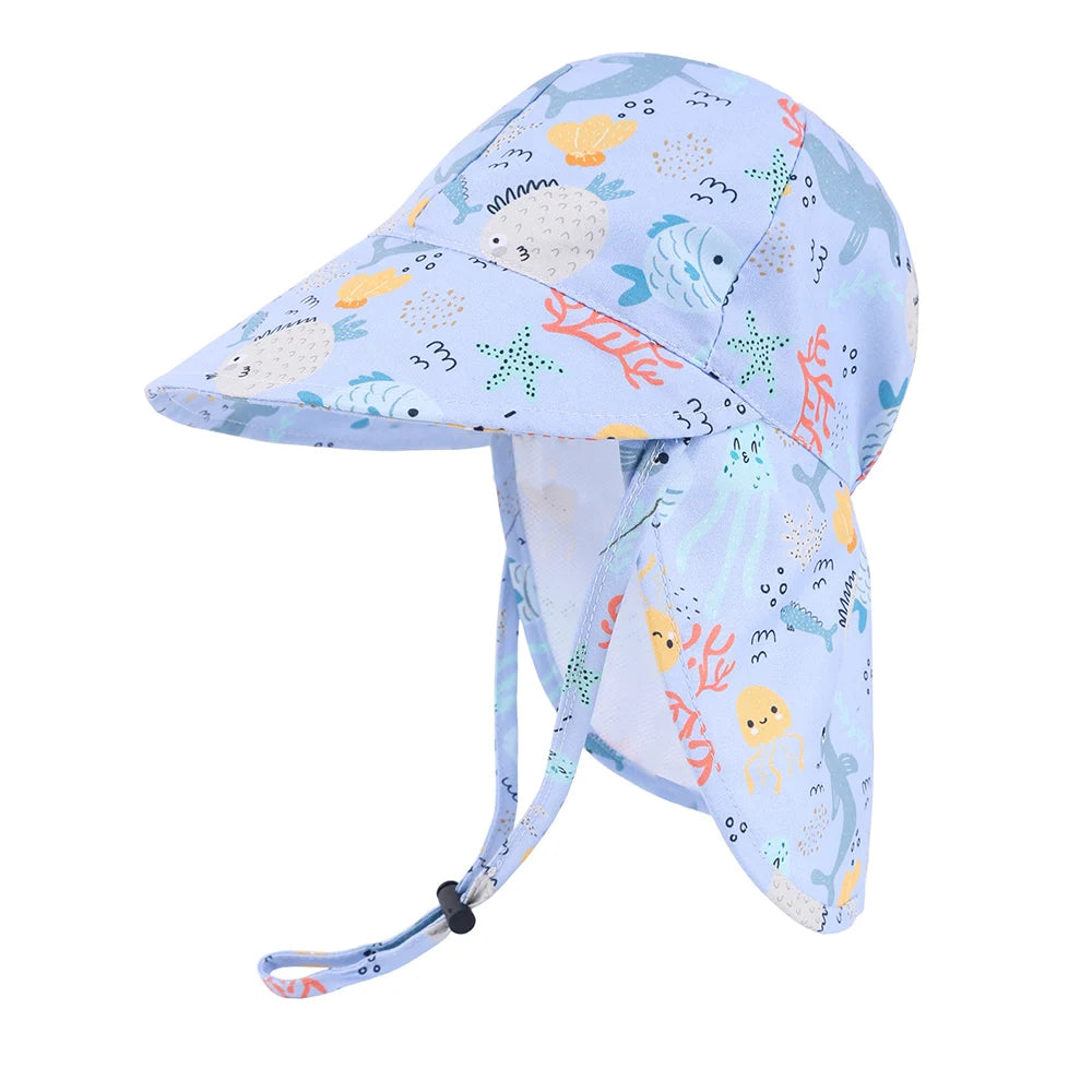 Baby & Toddler Sun Hat with Neck Flap - photo 12