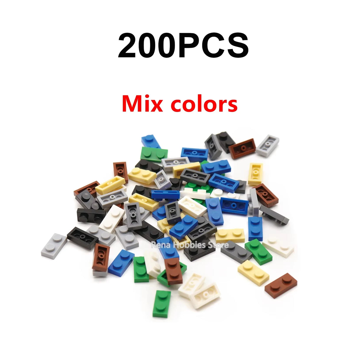 200-piece thin building block plates set - photo 14