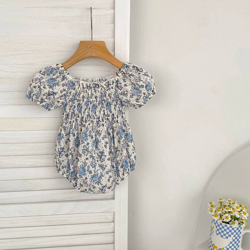 Girls Vintage Beach Dress — Cotton Floral Sister Set | 3M-6Y - photo 5