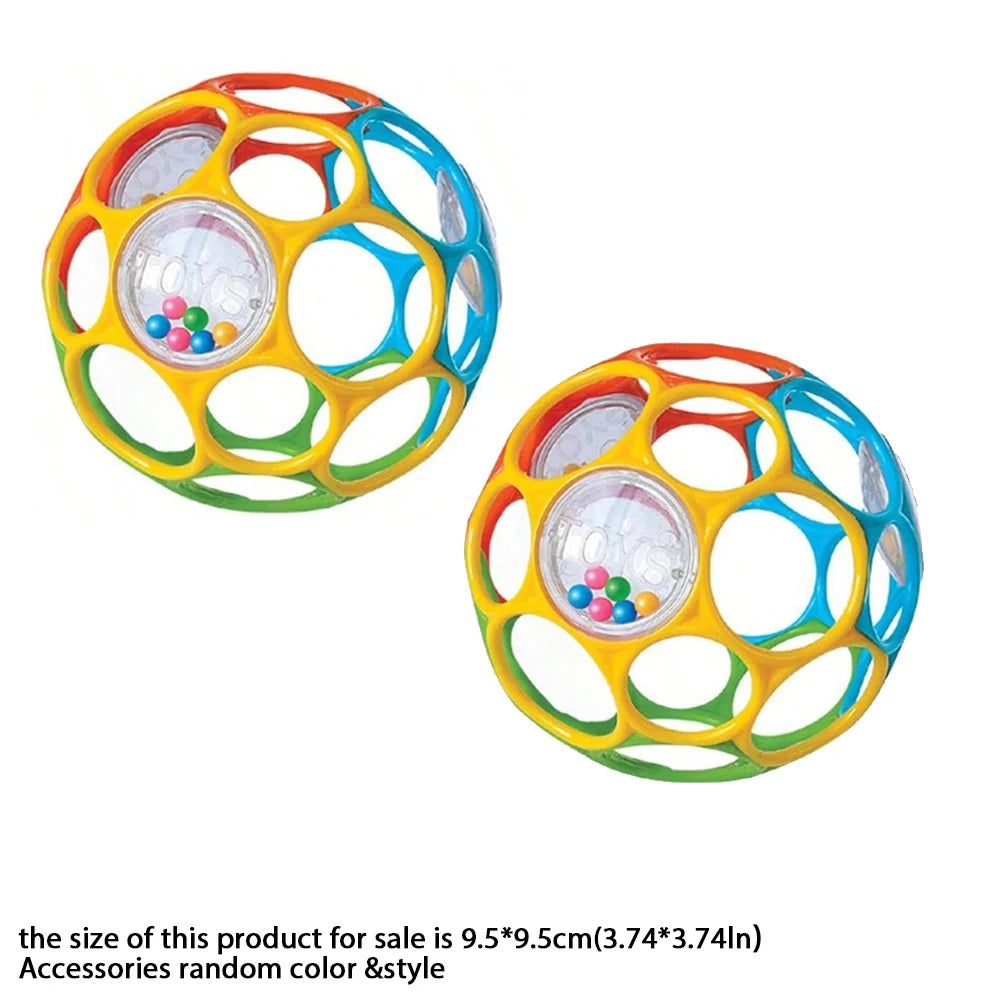 Soft Baby Grasping Ball with Bell - Sensory Rattle Toy - photo 12