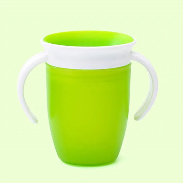 Magic transforming baby cup 240ml leak-proof learning cup