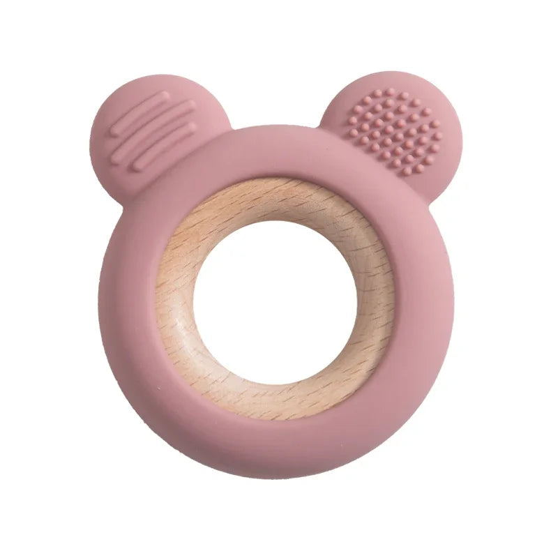 wooden-bear-teether-rose-pink-kindlekidsabc